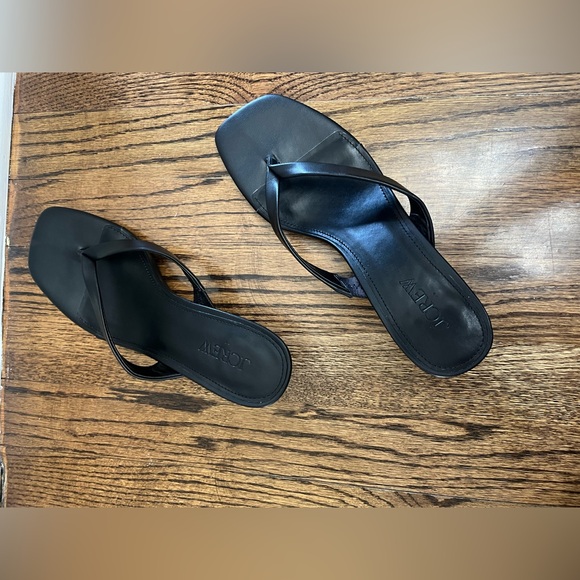 J.Crew NWOT Kitten-heel sandals in black - Picture 5 of 9